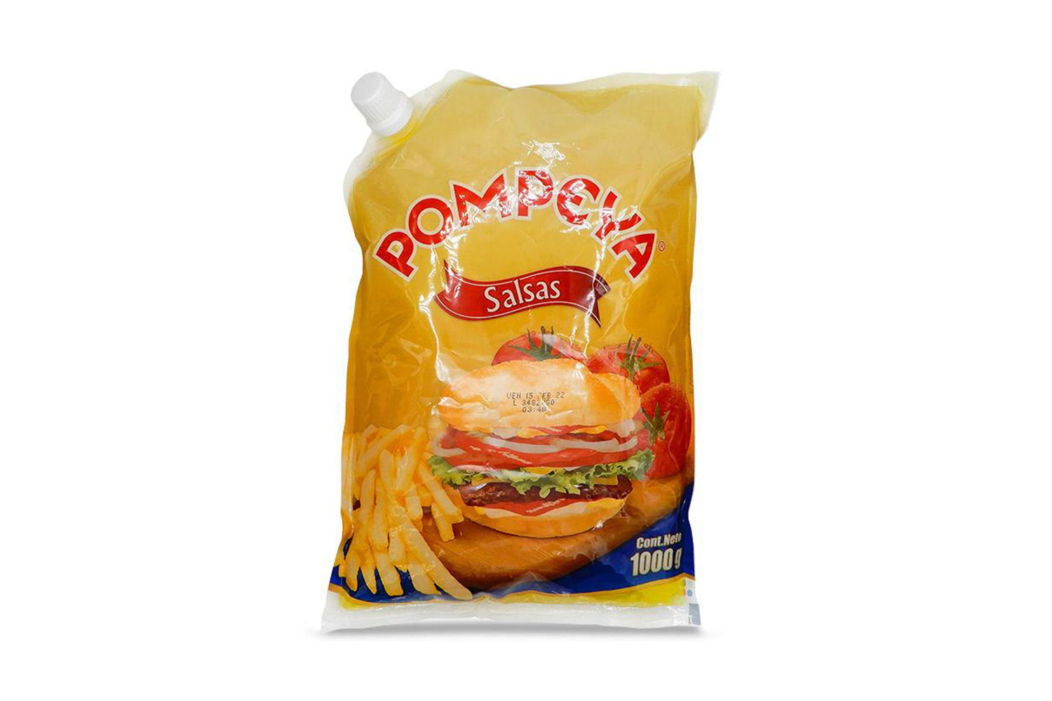 Gel Piña Bolsa 1000Gr Caja X12 unidades Pompeya – Fudigo