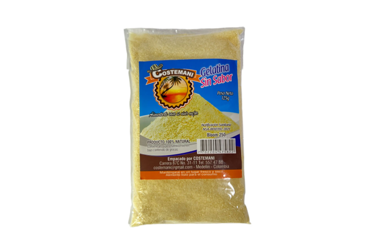 Gelatina Sin Sabor 125Gr Costemani