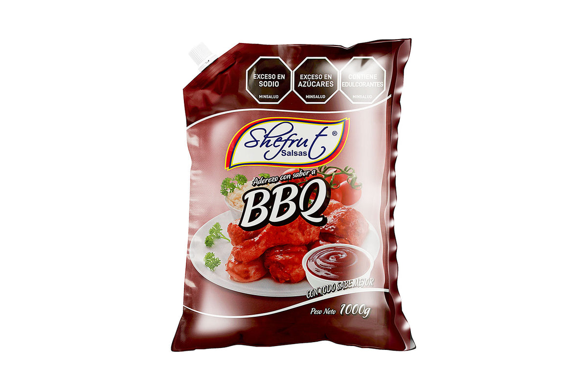 Salsa Bbq Bolsa 1000Gr Caja X12 unidades Shefrut