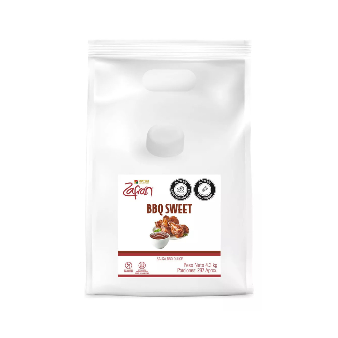 Salsa Bbq Sweet Bolsa 4300Gr Zafran