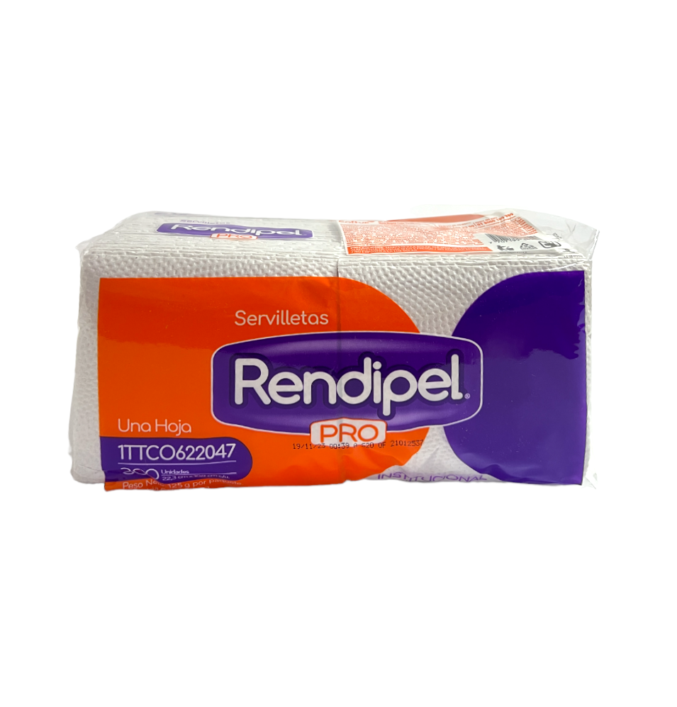 Servilleta Paquete 300 Unidades Rendipel